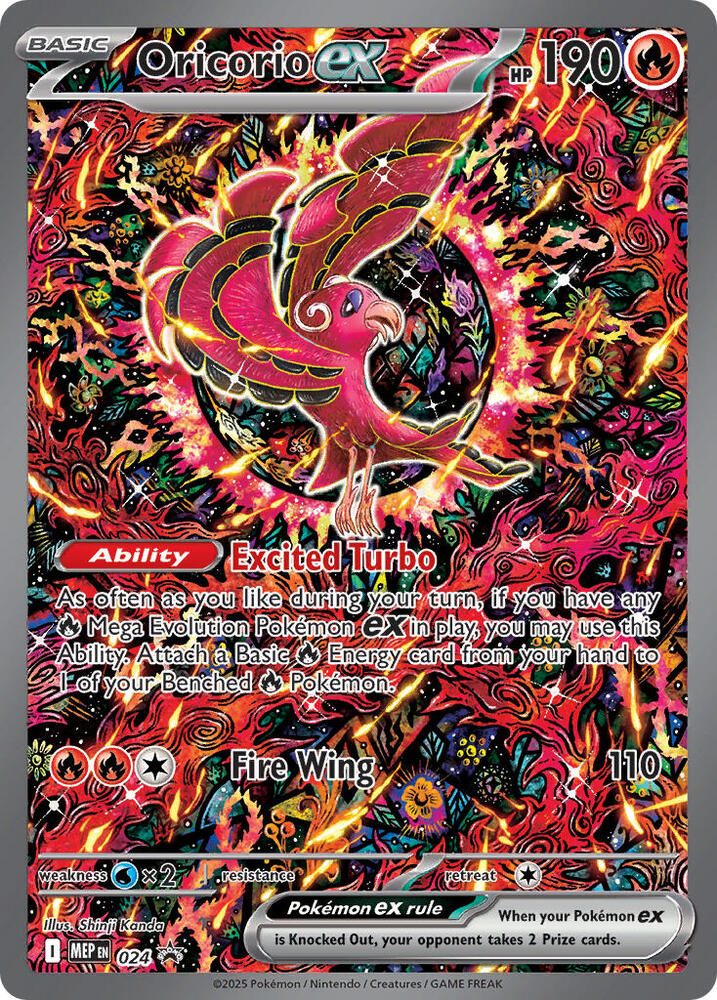 Oricorio ex - 024 - ME: Mega Evolution Promo (MEP) ESPAÑOL