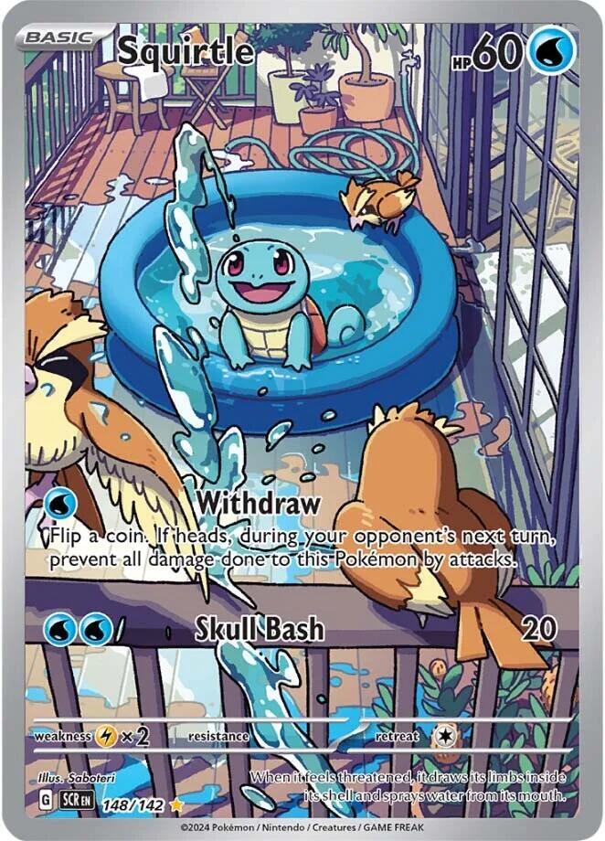Squirtle 148/142 / Illustration Rare ESPAÑOL