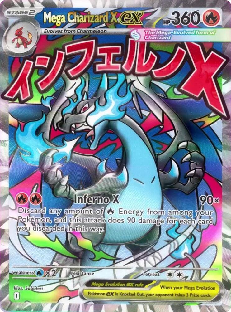 Mega Charizard X ex 023 / Promo ESPAÑOL