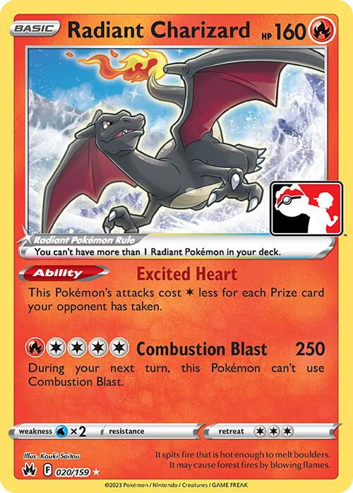 Radiant Charizard - Prize Pack Series Cards ESPAÑOL