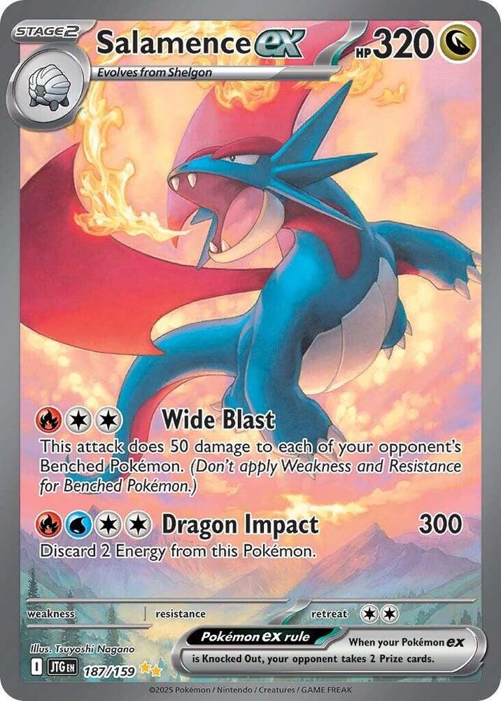 Salamence ex 187/159 / Special Illustration Rare ESPAÑOL