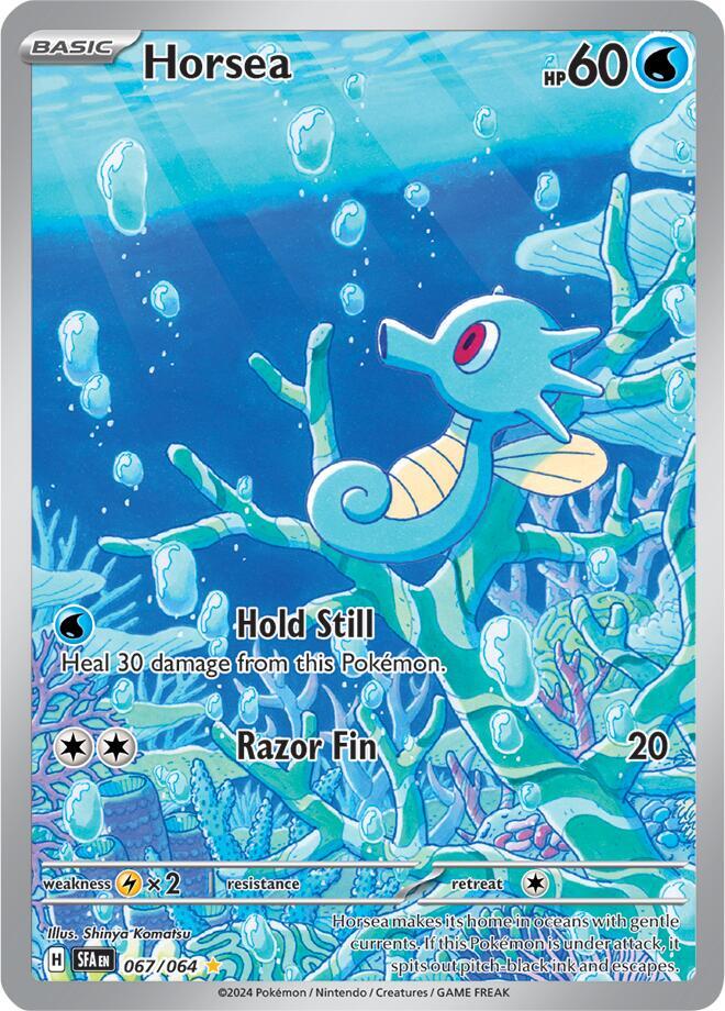 Horsea 067/064 / Illustration Rare ESPAÑOL