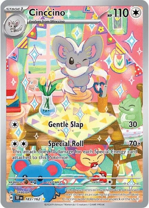 Cinccino 183/162 / Illustration Rare PORTUGUES