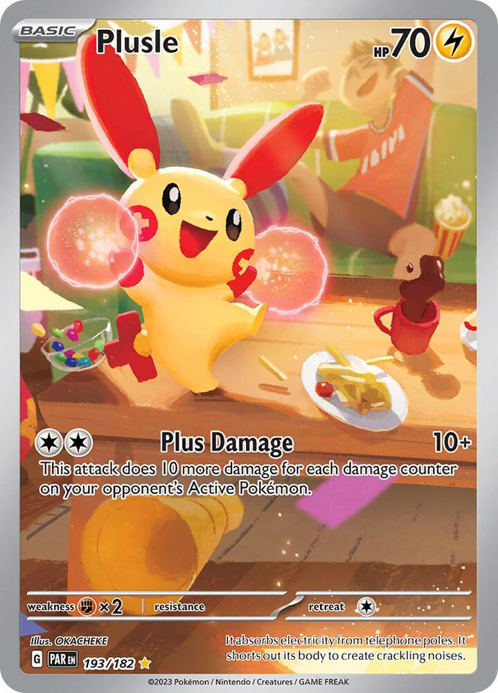 Plusle 193/182 / Illustration Rare PORTUGUES